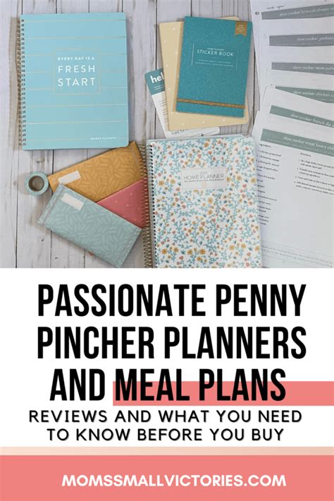passionate penny pincher menu planner